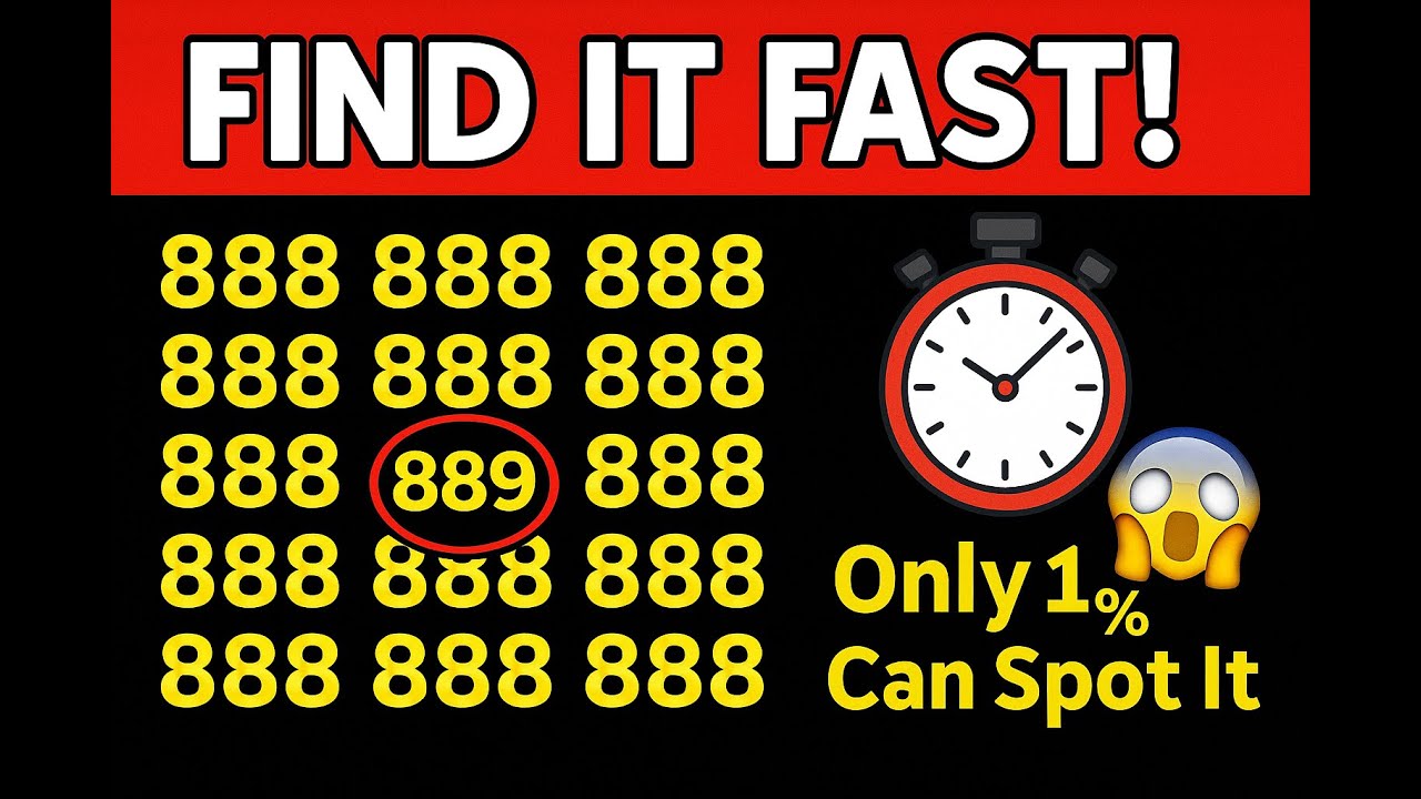Find the Odd Number | Ultimate Brain Challenge Only 1% Can Finish! #brainteaser #mindgames #riddle