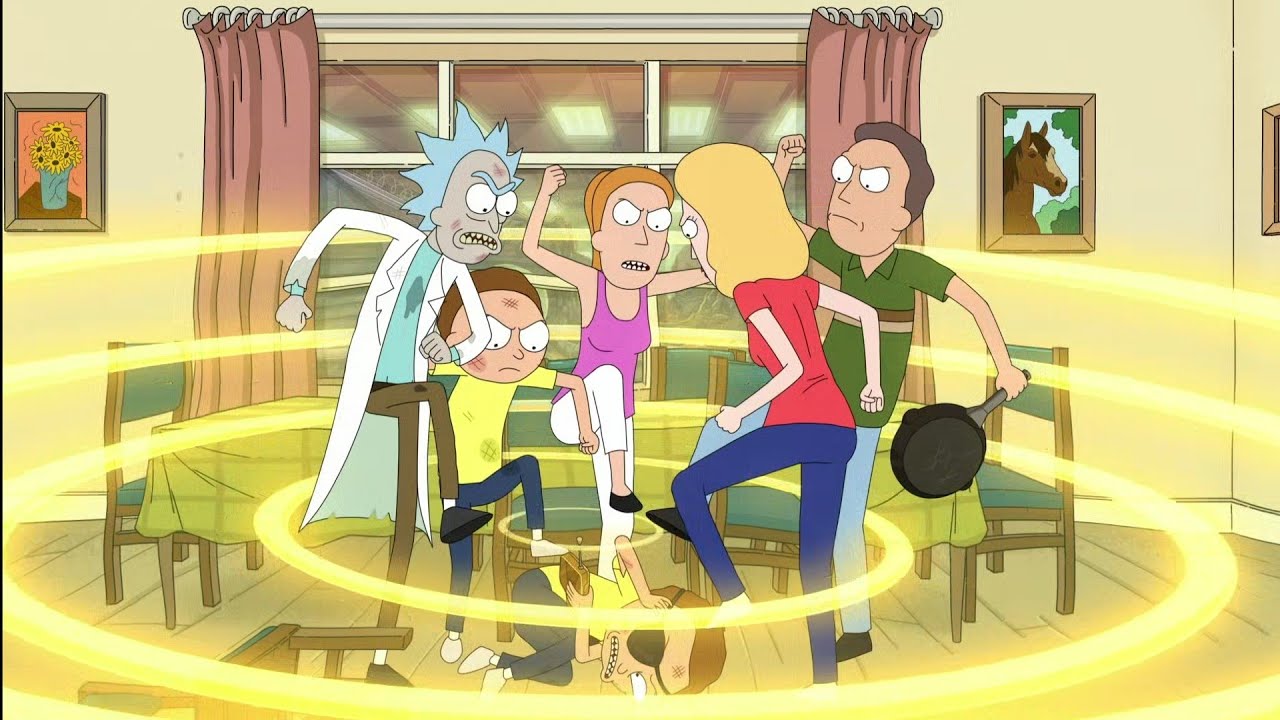 Rick and Morty: Evil Morty captured by Time Cops.