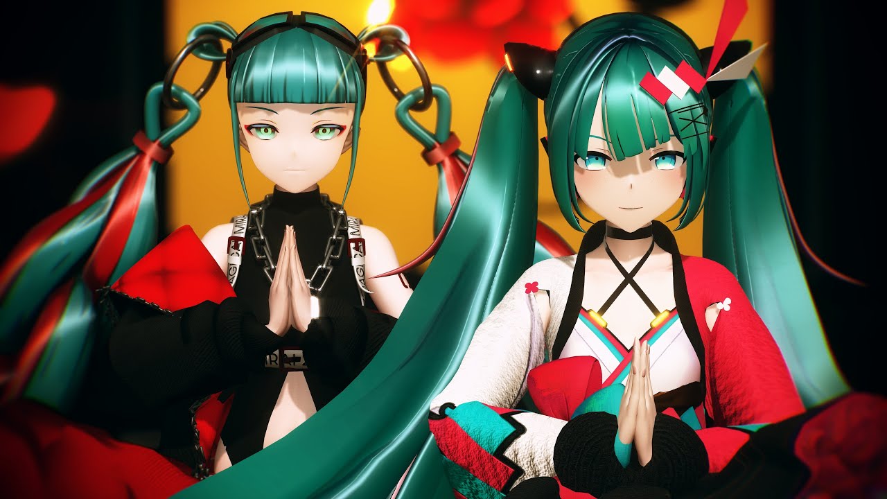 【2026年新春ＭＭＤ祭り】 『GASSHOW』 by  ぴるら式 Magical Mirai Miku 2020 & YYB Magical Mirai 2023 Miku 【4K 60fp】