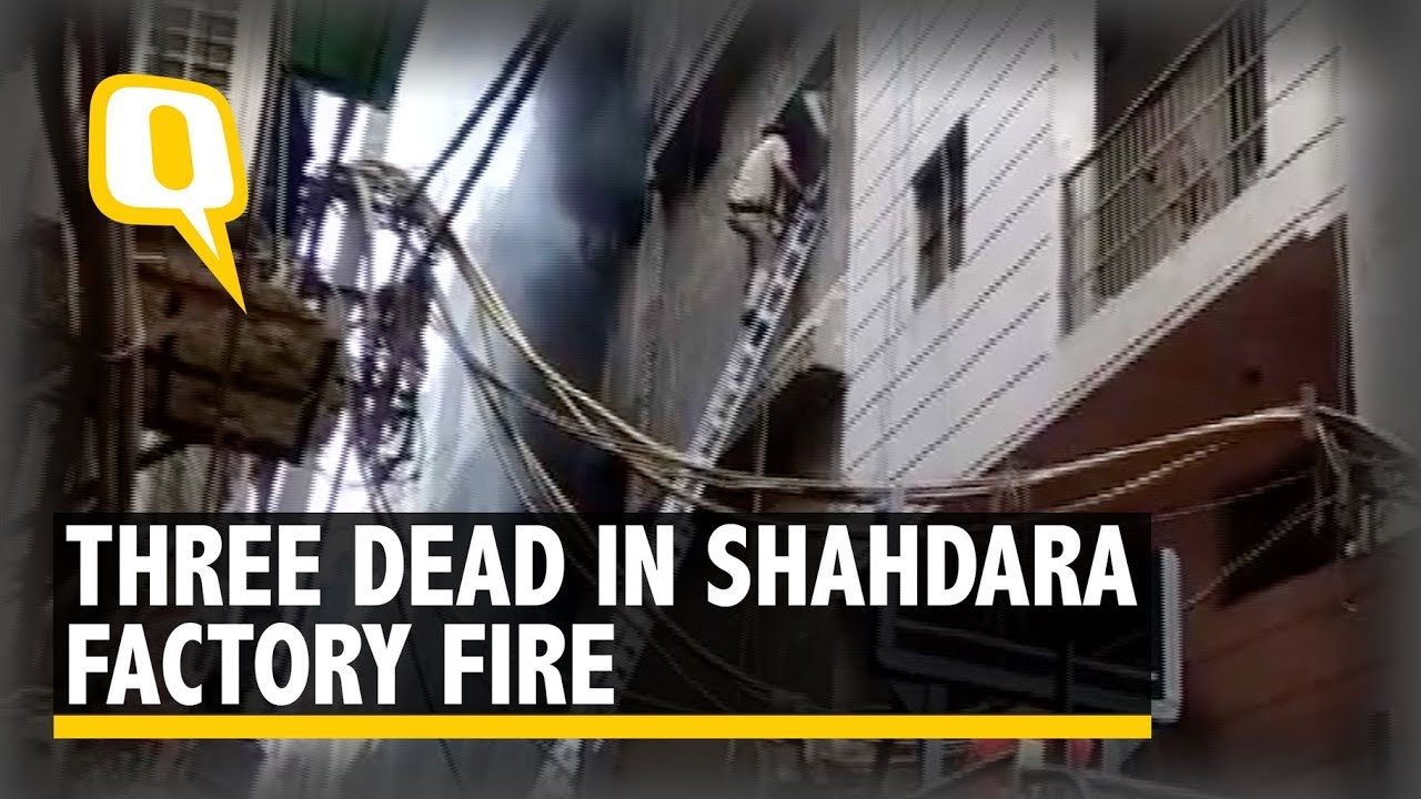 Three Dead in Factory Fire in Delhi, Fire Tenders at Scene | The Quint