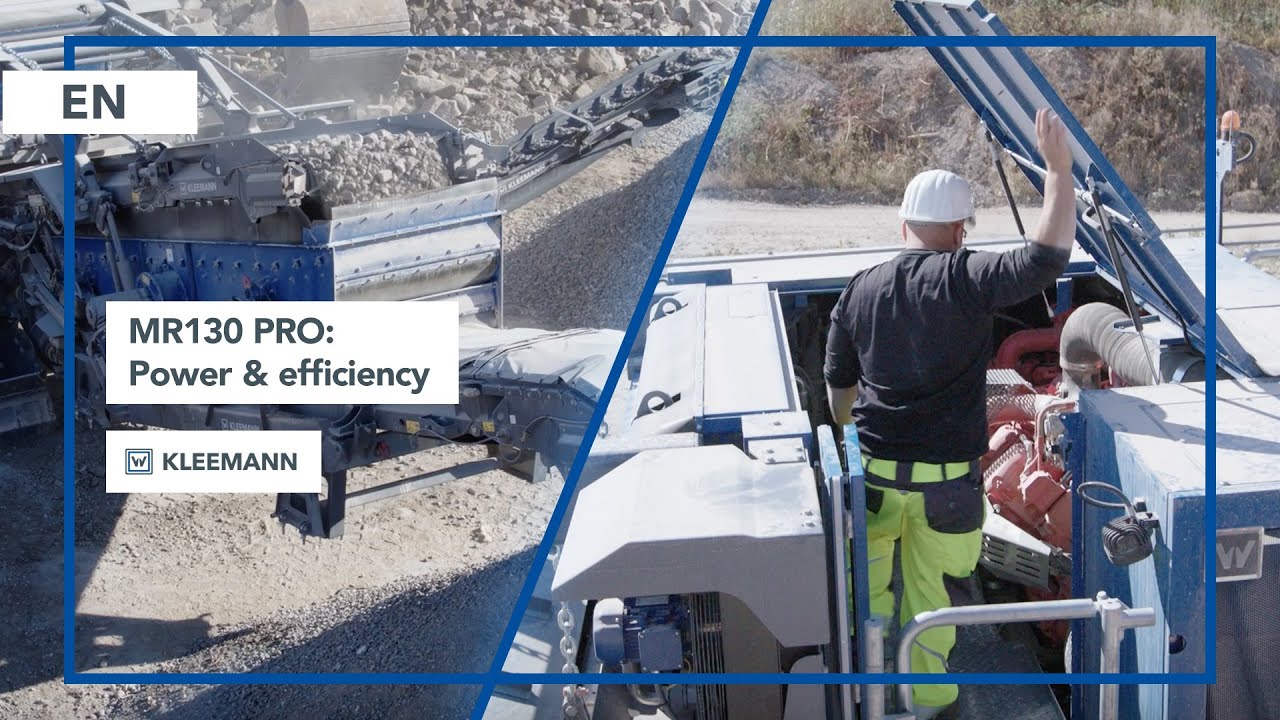 MOBIREX MR130(i) PRO – Sustainability Meets Power Play | Mobile Crushing Plant