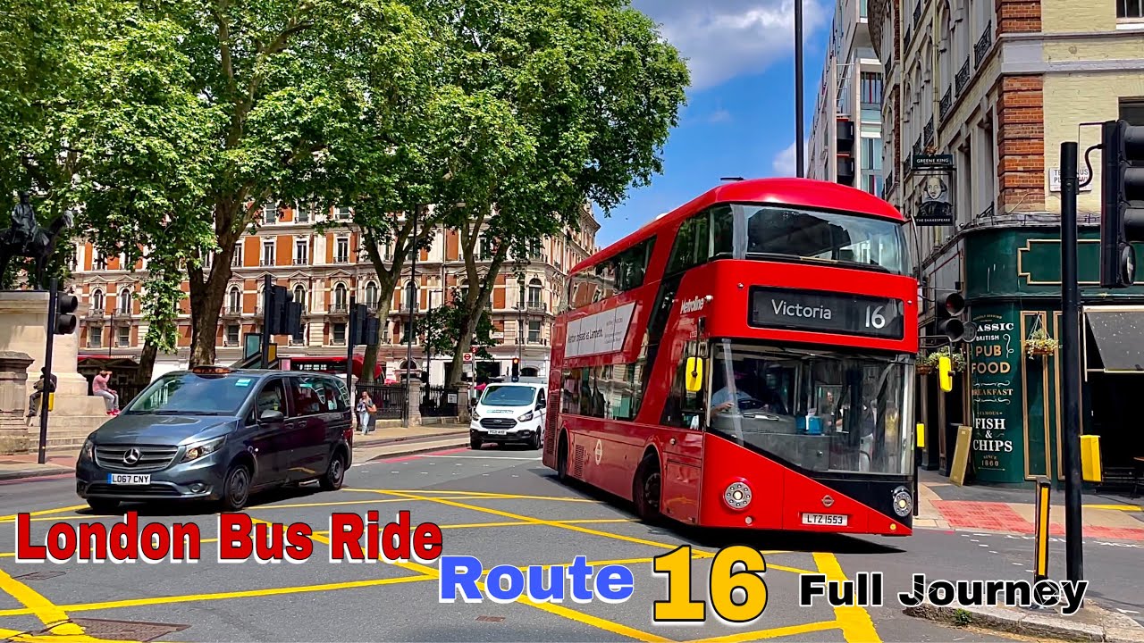 London Bus Ride 🇬🇧 Route 16 - Victoria Station to Cricklewood | Full Journey