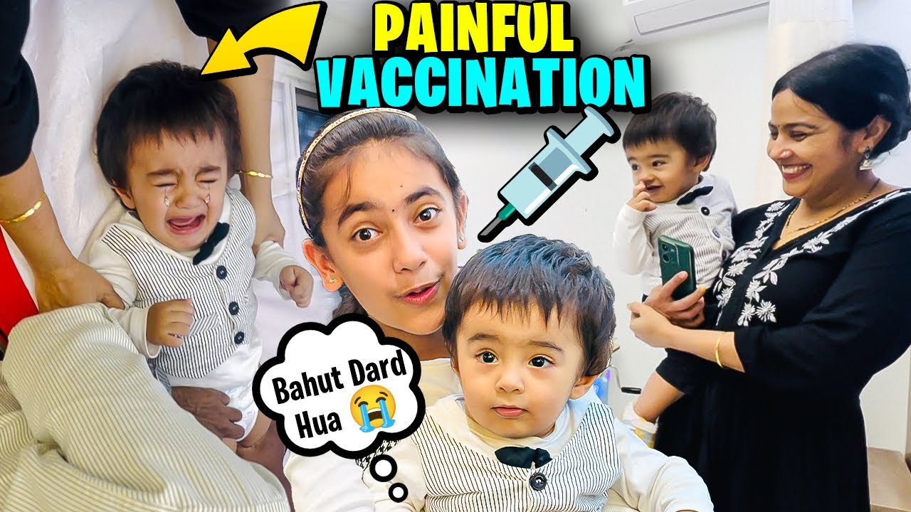 RISHABH KO LAGE INJECTIONS💉| Rishabh ki Painful Vaccination 😨| SAMAYRA NARULA