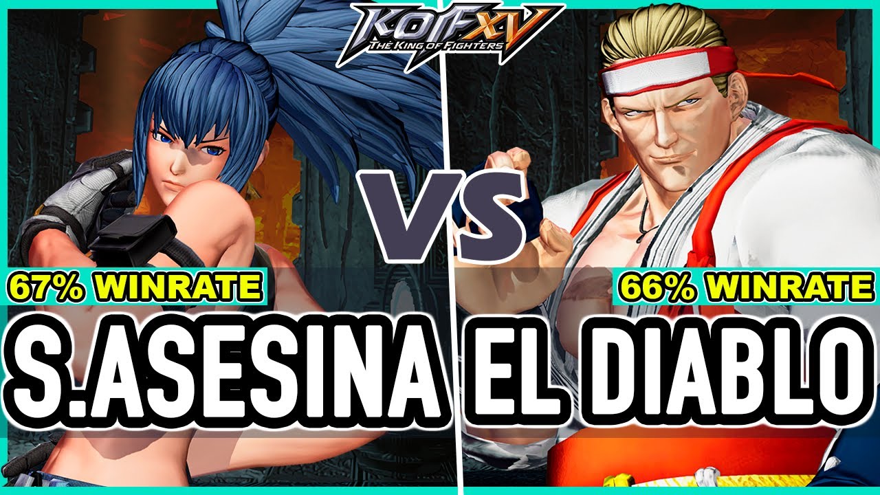 KOF XV ▰ Shermie Asesina (Leona/Athena/Shermie) vs El Diablo (Geese/Isla/Benimaru)