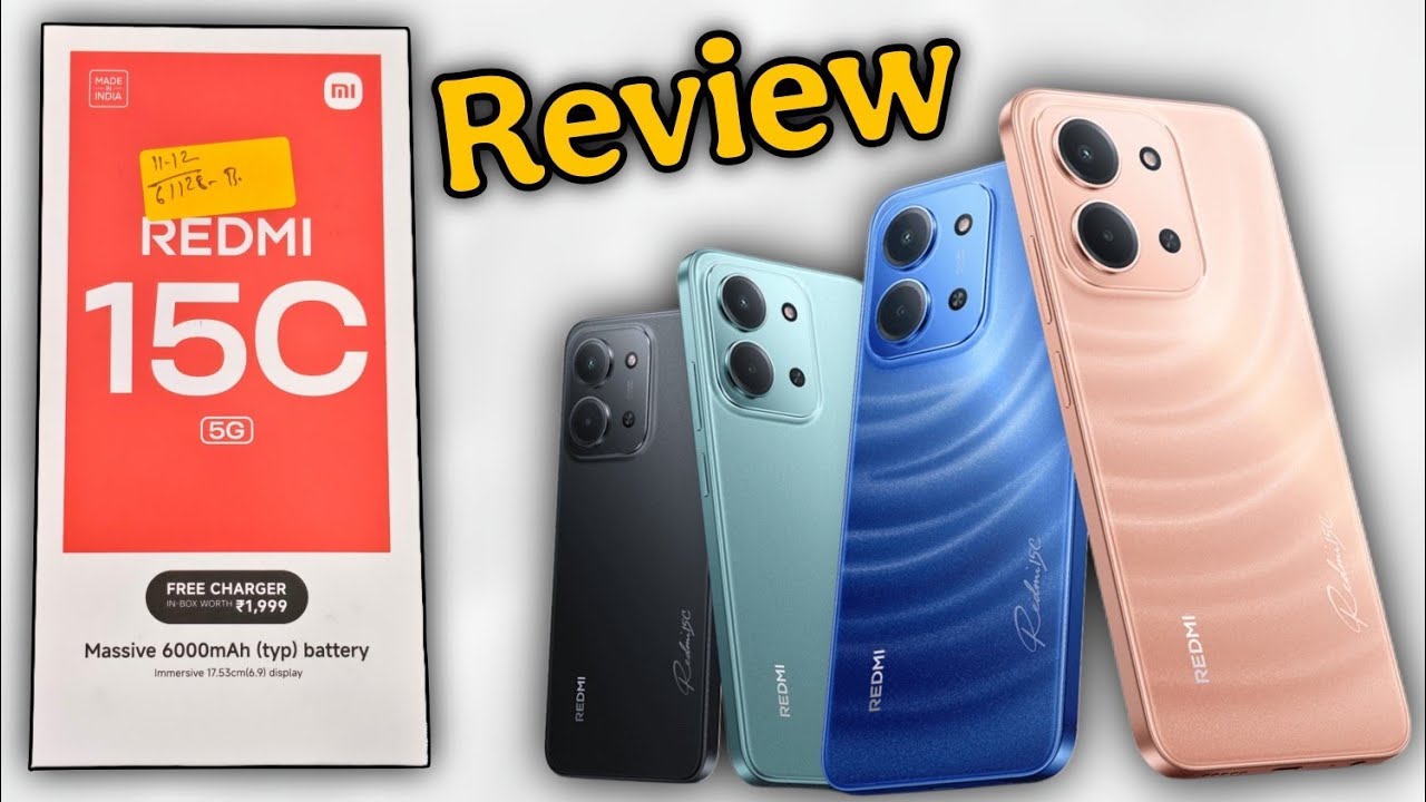 Redmi 15c 5G Unboxing & Review  |  Redmi 15c 5G  |  Redmi 15c First Look 
