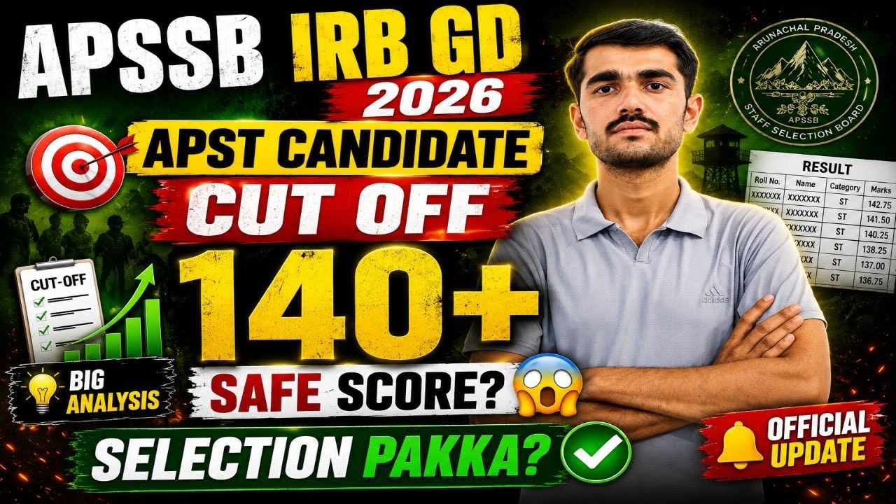 APSSB IRB GD 2026 Cut Off 😱 | APST Candidate 140+ Safe Score? Guaranteed Selection!
