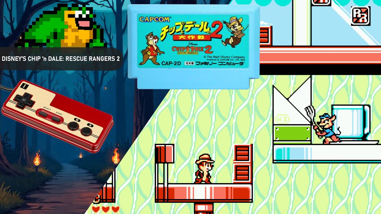 Проходжу Disney's Chip'n Dale: Rescue Rangers 2 (Chip to Dale no Daisakusen 2) (Dendy/NES/Famicom)