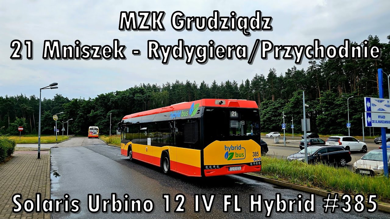 MZK Grudziądz - linia 21, Solaris Urbino 12 IV FL Hybrid #385