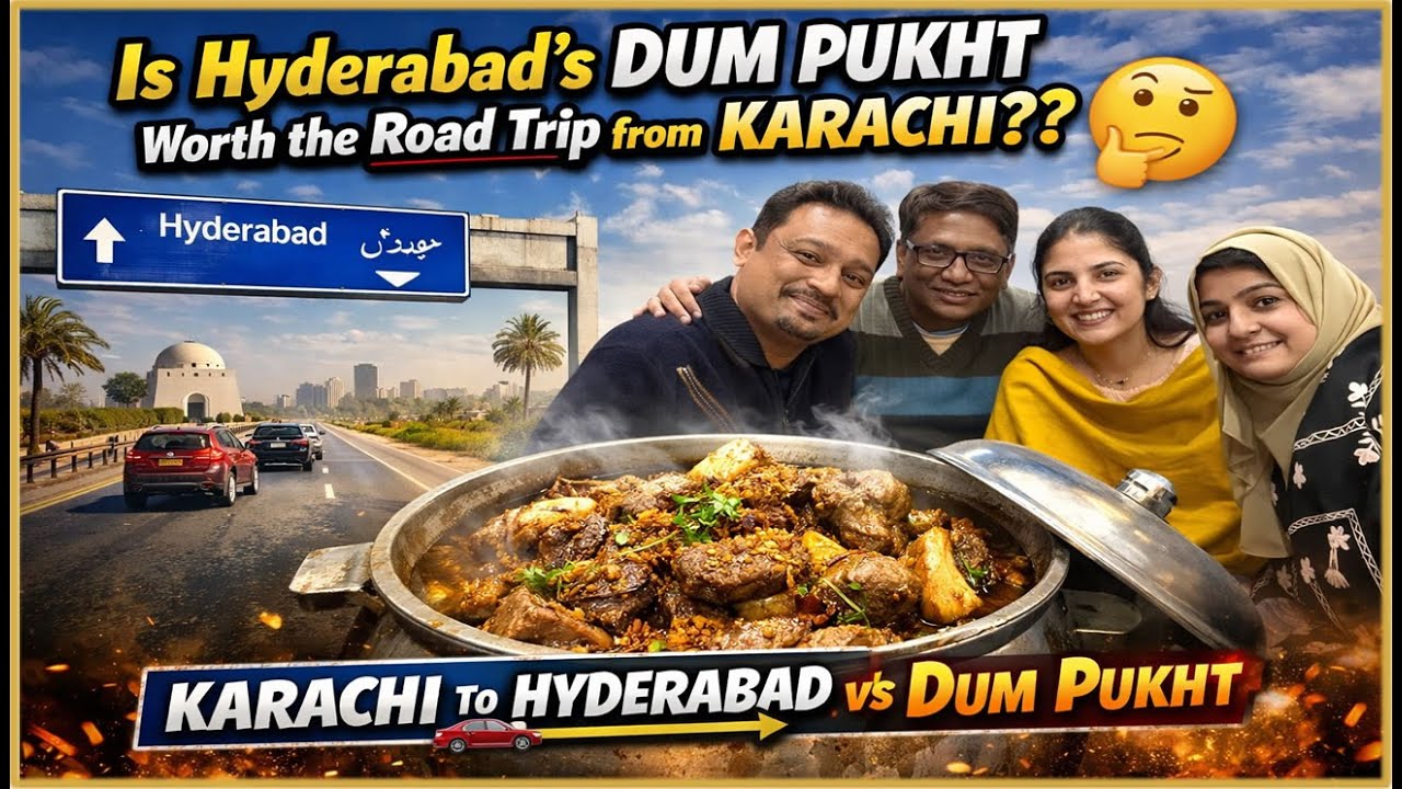 Karachi to Hyderabad by Road Trip | Is brohi Dum Pukht in Hyderabad REALLY Worth the Long Drive ? 🤔