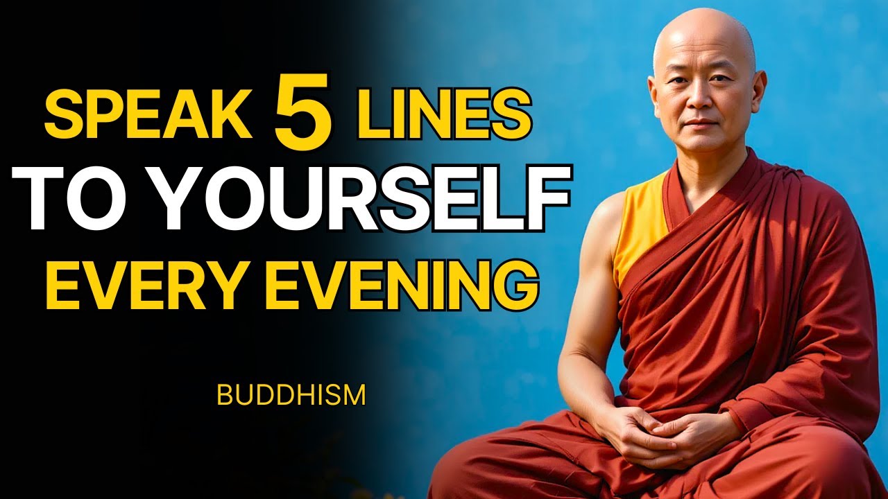 Speak These 5 Lines To Yourself Every Evening | Buddhist Wisdom