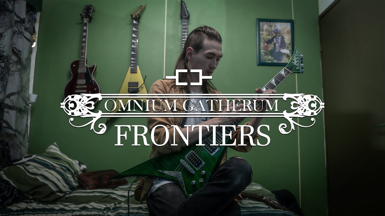 OMNIUM GATHERUM - Frontiers (Guitar cover incl. solo, Jackson RR USA custom, transparent green)