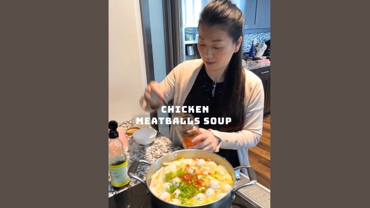Chicken Meatballs Soup || Ly Cooks