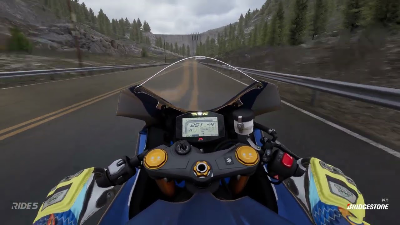 RIDE5 (Gsx r1000r Sound) rain
