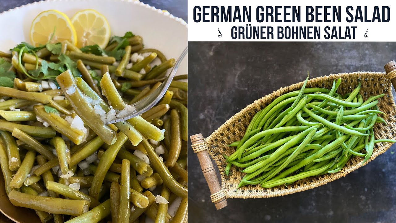 German Green Bean Salad (Grüner Bohnensalat) Done in 15 Minutes! | Hello Ani