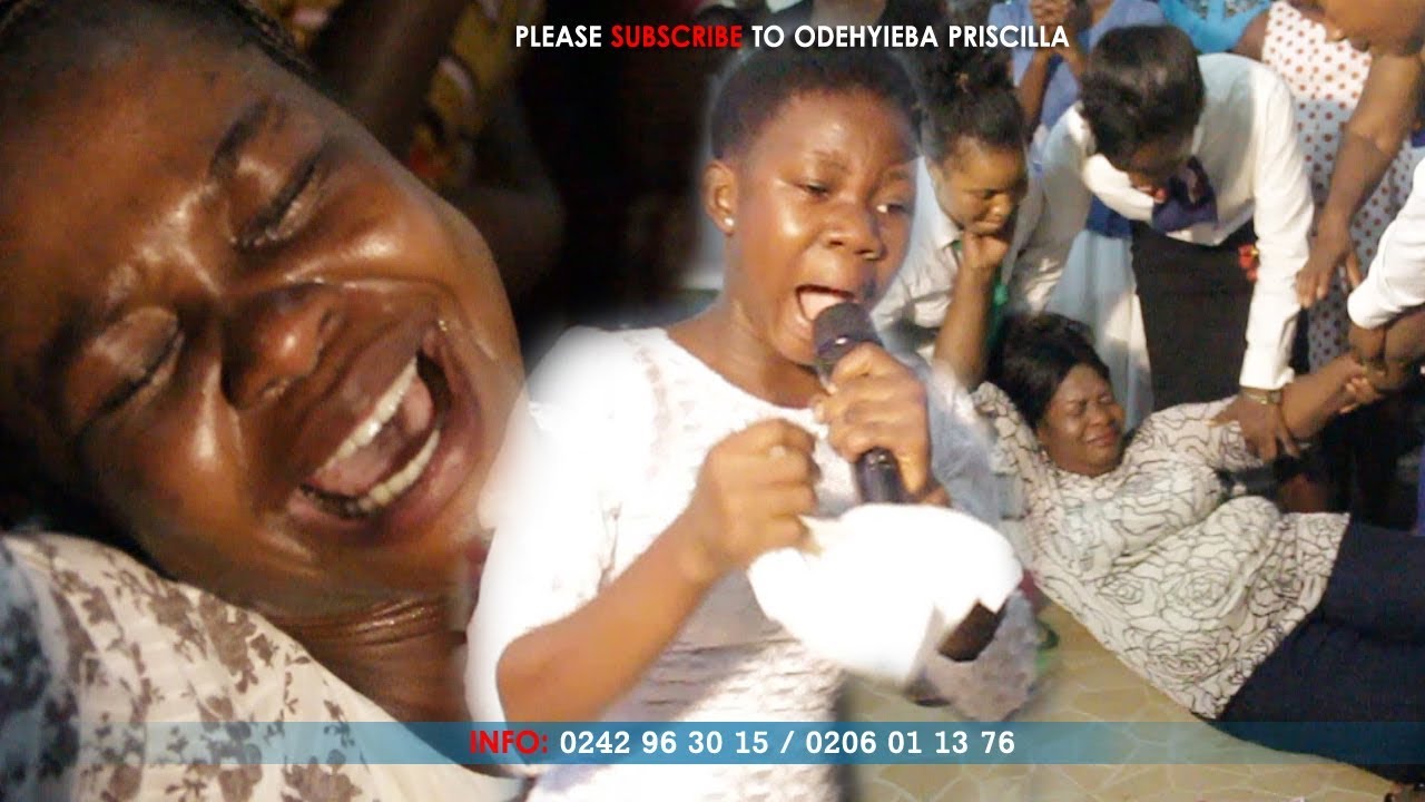 Tamale experiencing the anointing upon odehyieba Priscilla