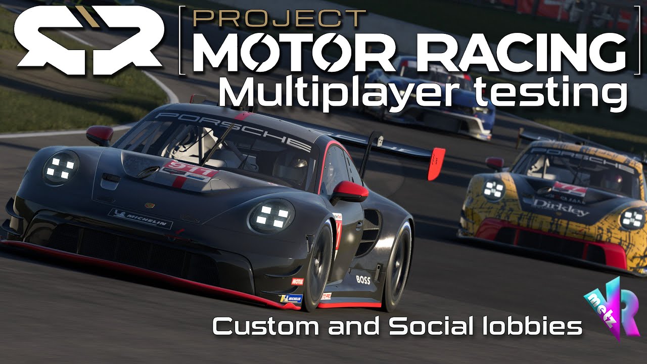 🔴 🏁Project Motor Racing🏁 LIVE!  Multiplayer testing, custom lobbies and more testing
