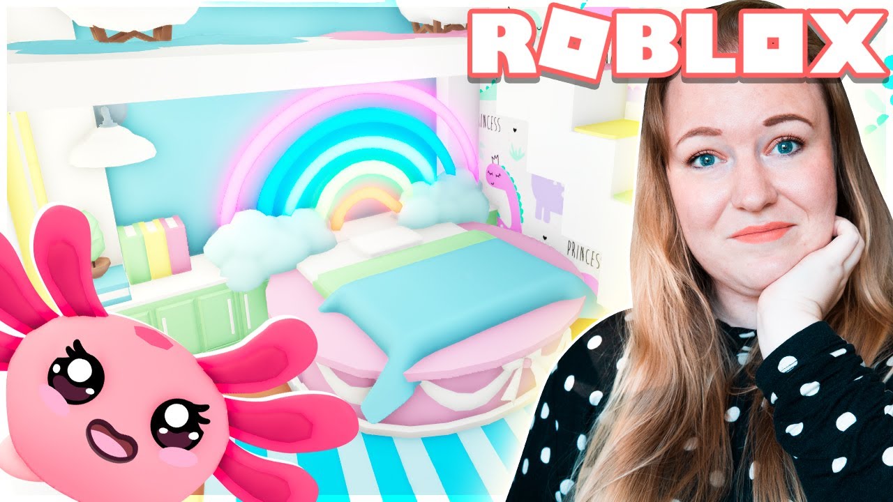 BYGGER ET BABYRUM TIL *NY* AXOLOTL | Roblox: Adopt me dansk