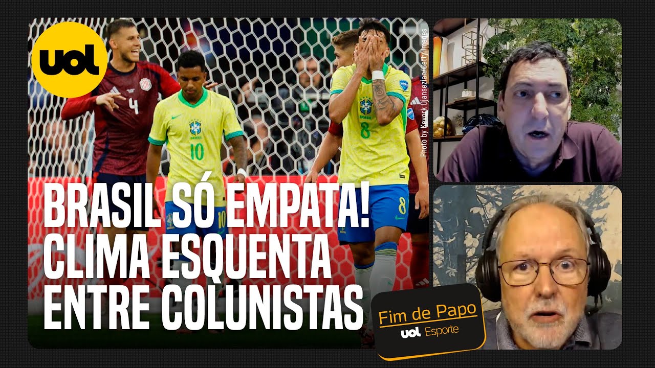 SELEÇÃO BRASILEIRA  PVC E RENATO MAURICIO PRADO DISCUTEM EXCESSO DE VOLANTES NA ESTREIA