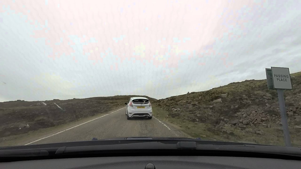 Applecross Pass in two Fiesta ST's
