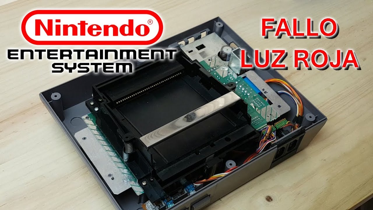 Reparación Nintendo NES luz roja intermitente
