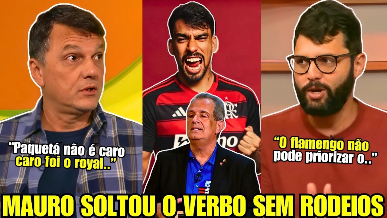 VERDADES NA MESA! MAURO CÉSAR FOI CIRÚRGICO AO FALAR DE PAQUETÁ E DO FLAMENGO EM DEBATE QUENTE!