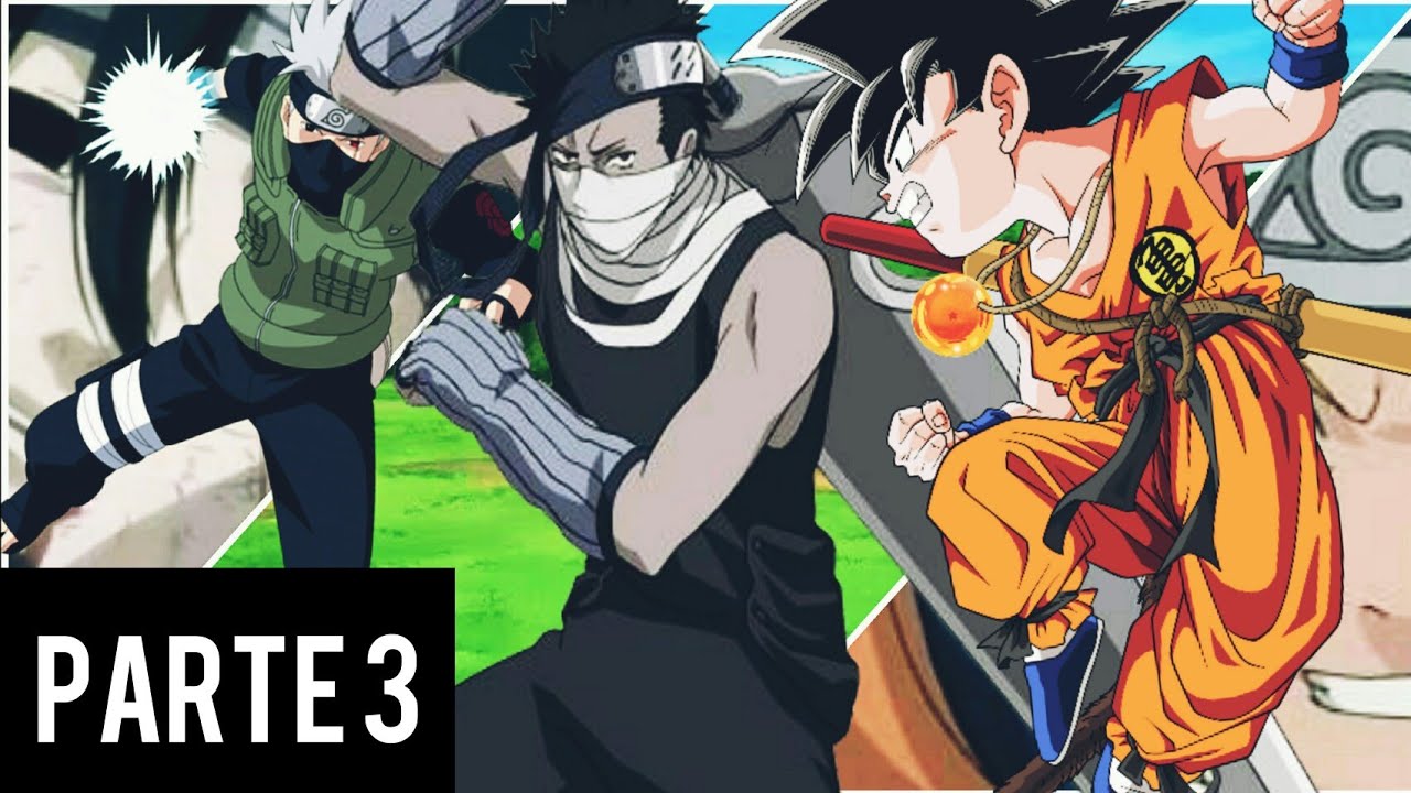 (Parte 3) O'que teria acontecido se Goku caisse no mundo de Naruto