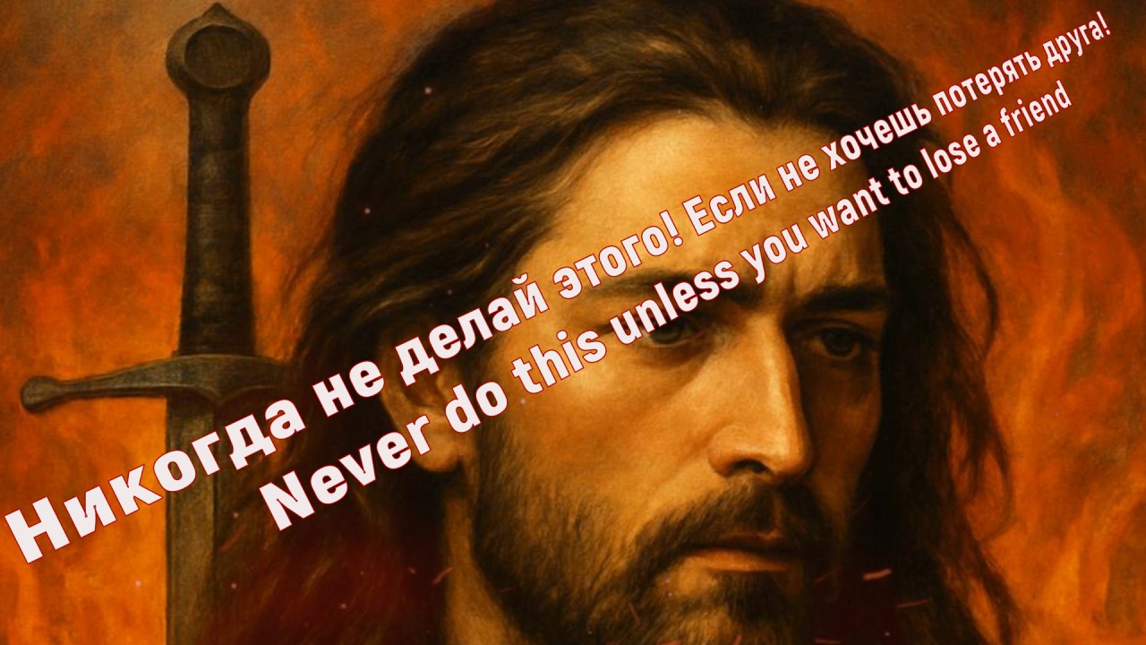 Никогда не делай этого, если не хочешь потерять друга!Never do this unless you want to lose a friend