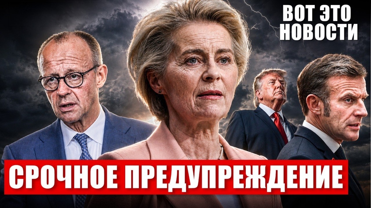 Срочное предупреждение в Европе. Неожиданное обращение в Германии. Новости сегодня
