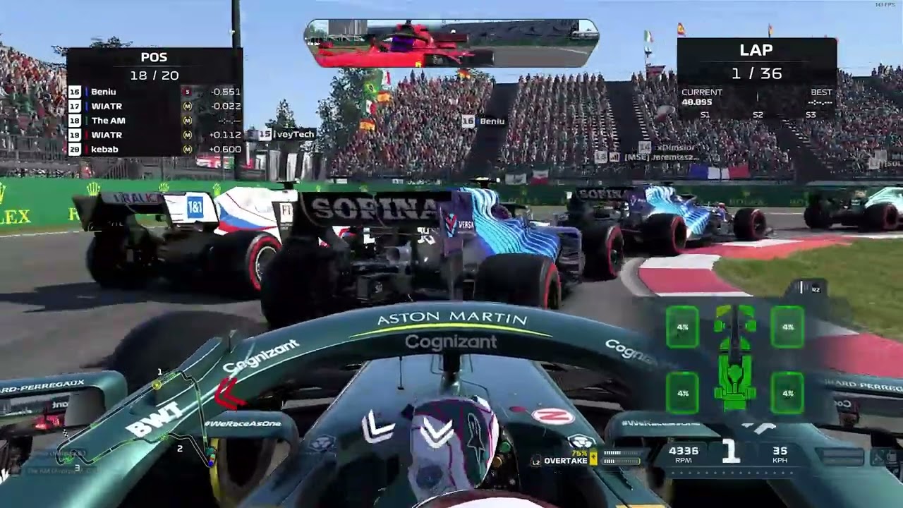 F1 2021: Ścigałka Online League F1 (Season 6, Round 11) - Mexico City GP