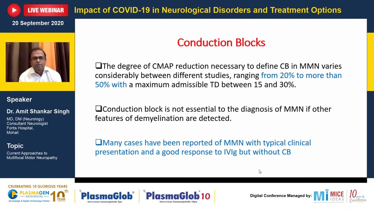 Part 2 - Current Approaches to Multifocal Motor Neuropathy - Dr. Amit Shankar Singh