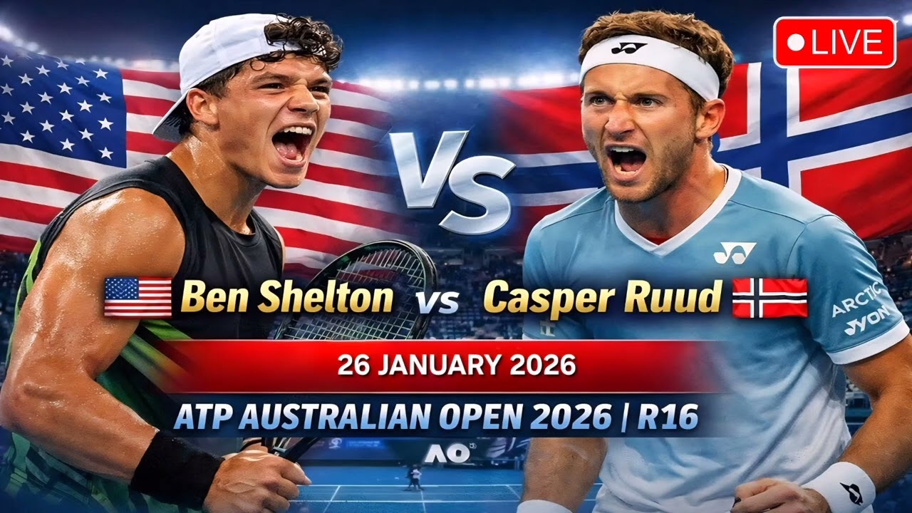 Ben Shelton VS Casper Ruud | Australian Open Match Prediction 
