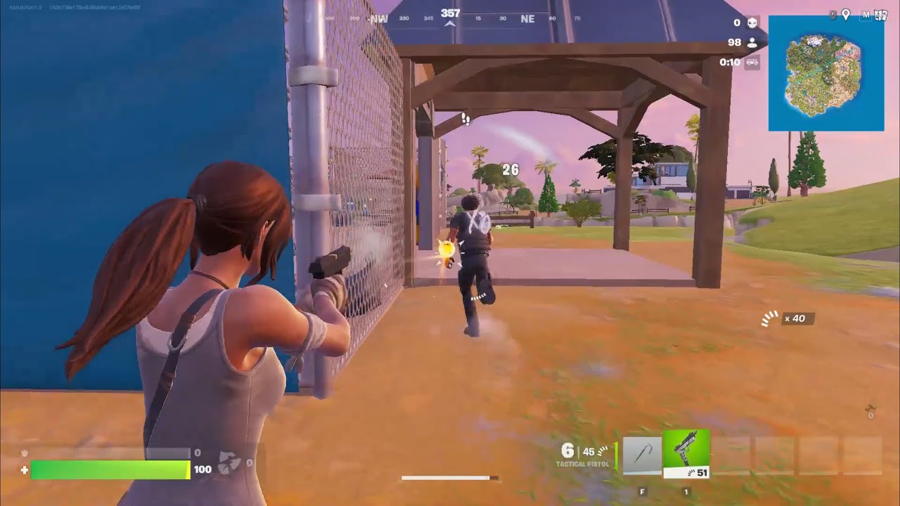 Fortnite  battle royale  zero build and happy Birthday  Lara Croft