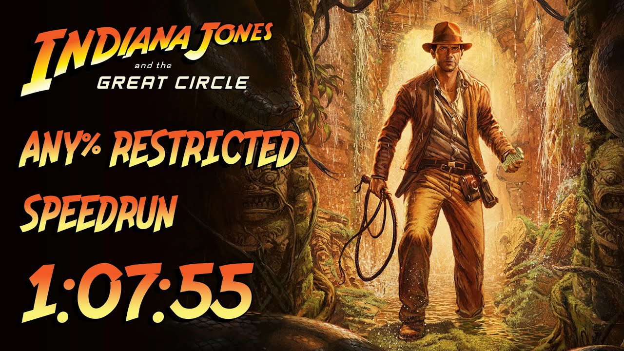 Indiana Jones and the Great Circle - Any% Restricted Speedrun - 1:07:55 [WR]