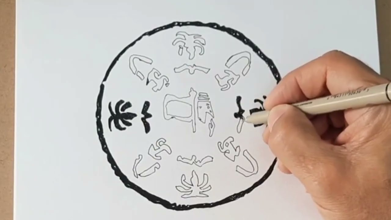 رسم شعار يوم التأسيس السعودي للأطفال والطلابDrawing the logo for Saudi Founding Day and students