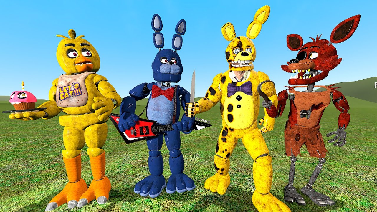 КАКОЙ АНИМАТРОНИК САМЫЙ КРУТОЙ FNAF COOP ► Garry's Mod
