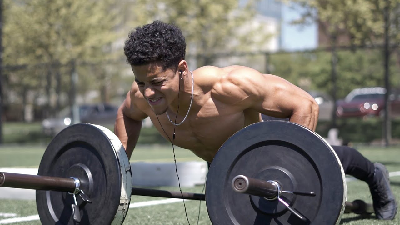 BIG CHEST WORKOUT Outdoor Gym Edition