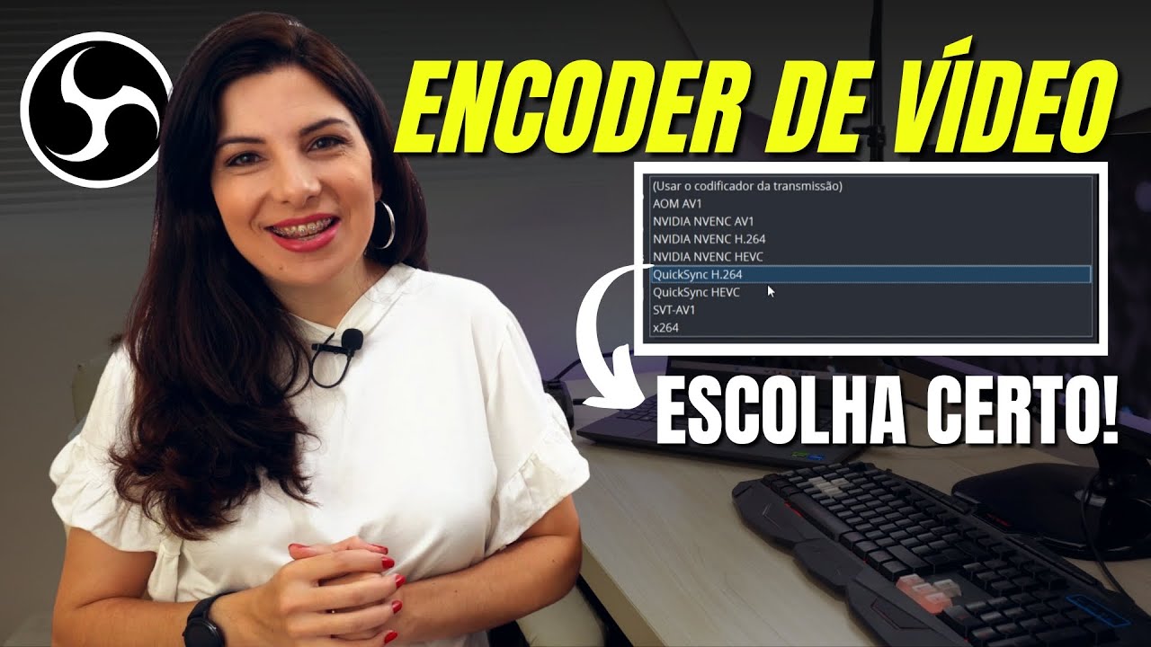 Segredos Revelados: Como Selecionar o Encoder de Vídeo Perfeito no OBS Studio!