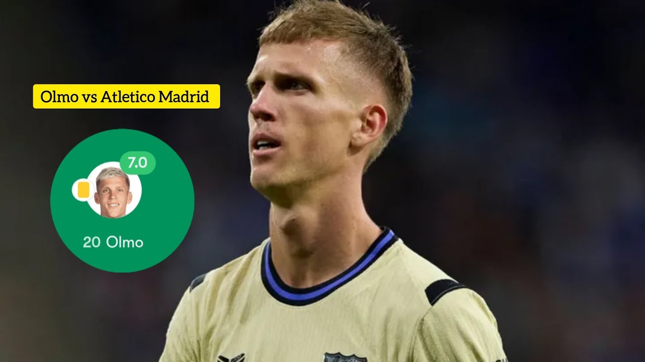 Dani Olmo vs Atletico Madrid | every touch and skills 