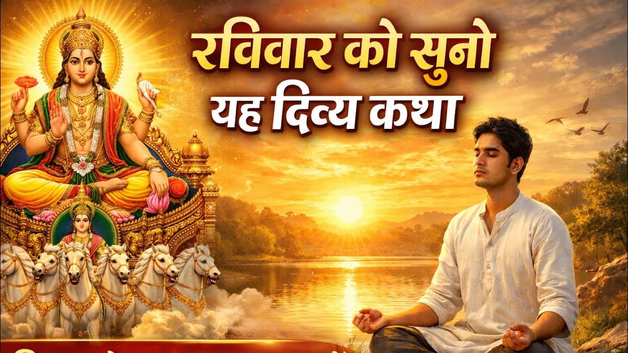 रविवार की कथा सूर्य देव की दिव्य कथा💥🙏 | Ravivar Ki Katha | Surya Dev Ki Divya Katha #trending #ai
