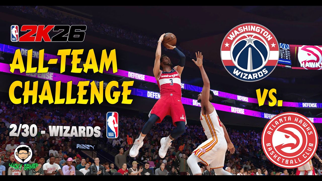 NBA 2K26 All-Team Challenge | WIZARDS | ICE TRAE IN DC! Trae Young REVENGE GAME - (1/30)