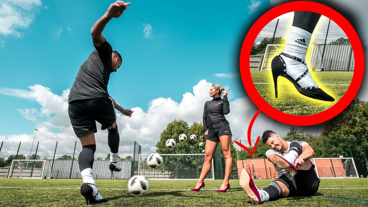 DANGEROUS HIGH HEEL CROSSBAR CHALLENGE! *HIGH RISK*