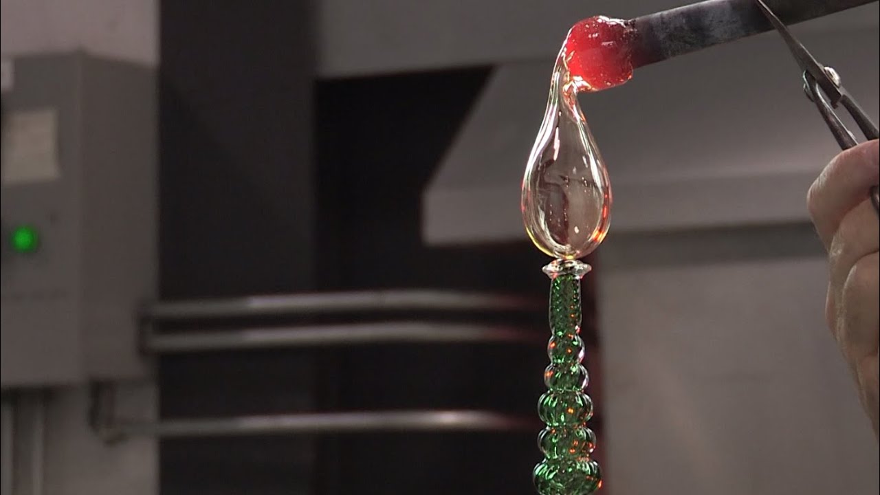 Goblet with Aqua Stem