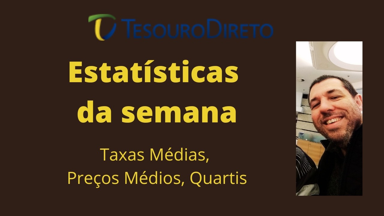 Estat&iacute;sticas no Tesouro Direto  - Tesouro IPCA com alta expressiva de taxas!