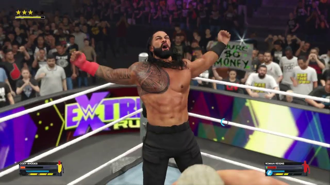WWE 2K24 CODY RHODES VS ROMAN REIGNS