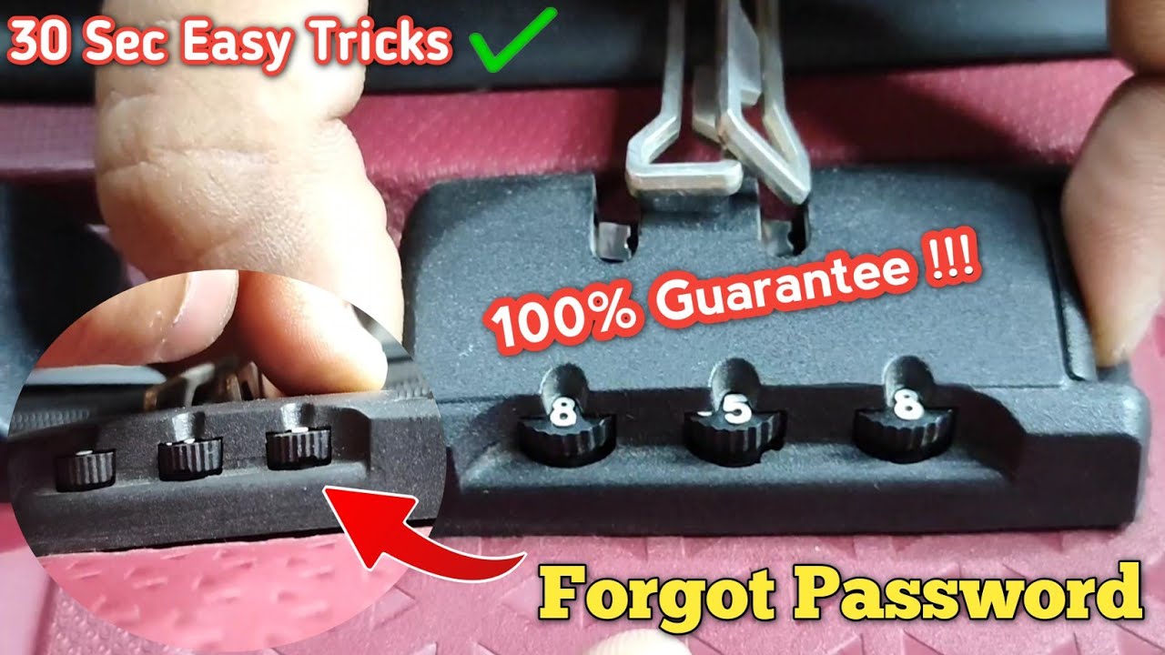 Safari trolley bag password forgot | Safari Bag Lock Forgot | How to Unlock Safari Trolley Bag