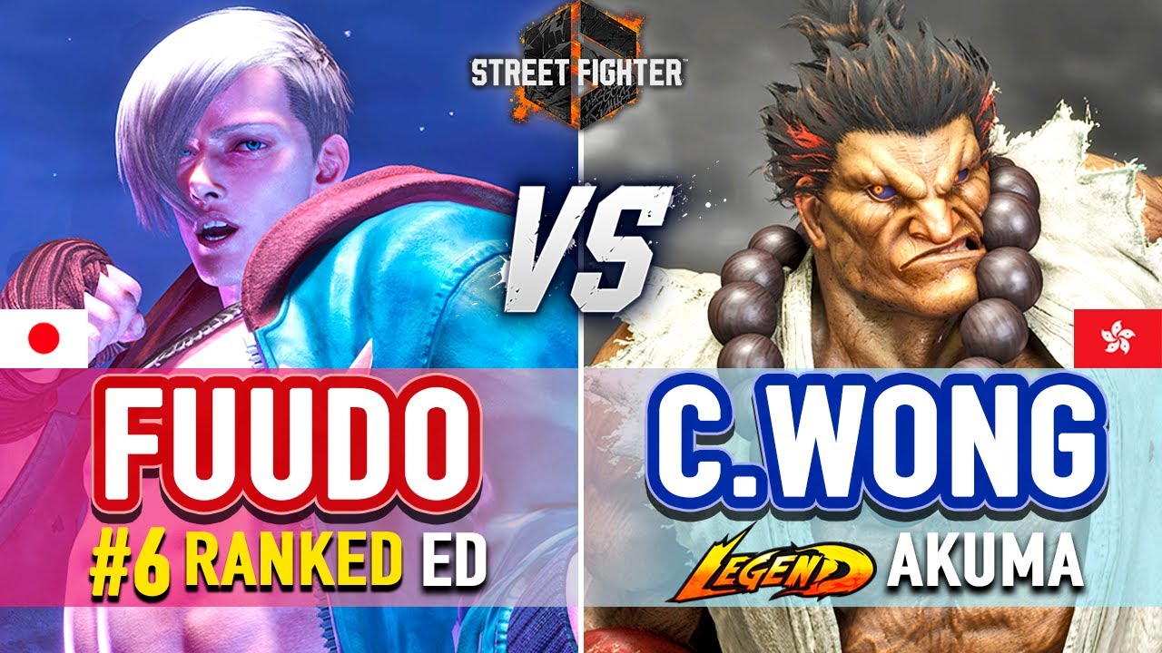 SF6 🔥 Fuudo (#6 Ranked Ed) vs Chris Wong (Akuma) 🔥 SF6 High Level Gameplay
