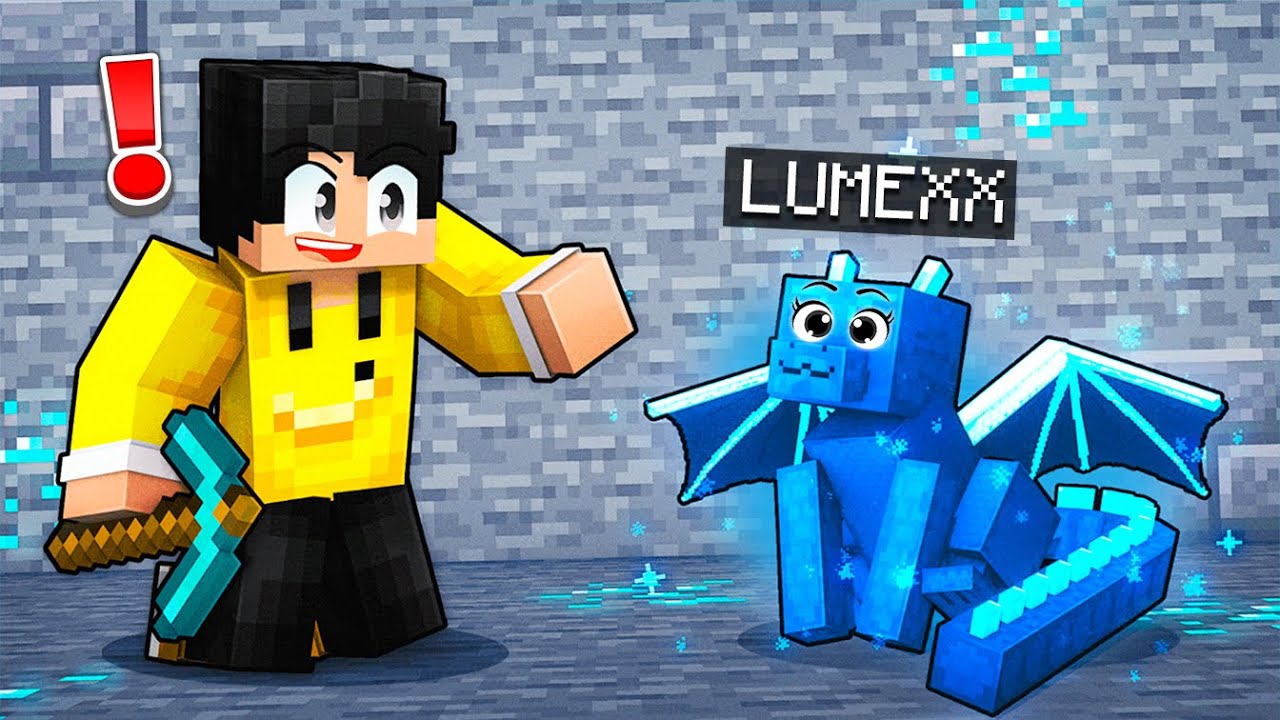 Minecraft als HILFREICHER BABY DRACHEN spielen um MEINEN FREUND zu helfen!