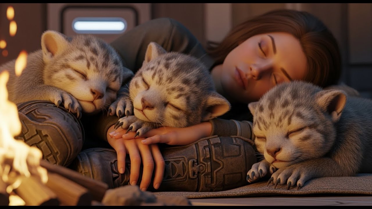 When the Human Slept by the Fire — The Cubs Slept with Their Claws on Her Boots