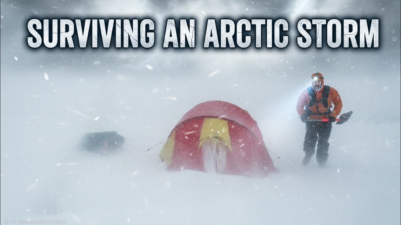 Snow Camping | Fully Exposed to a Blizzard