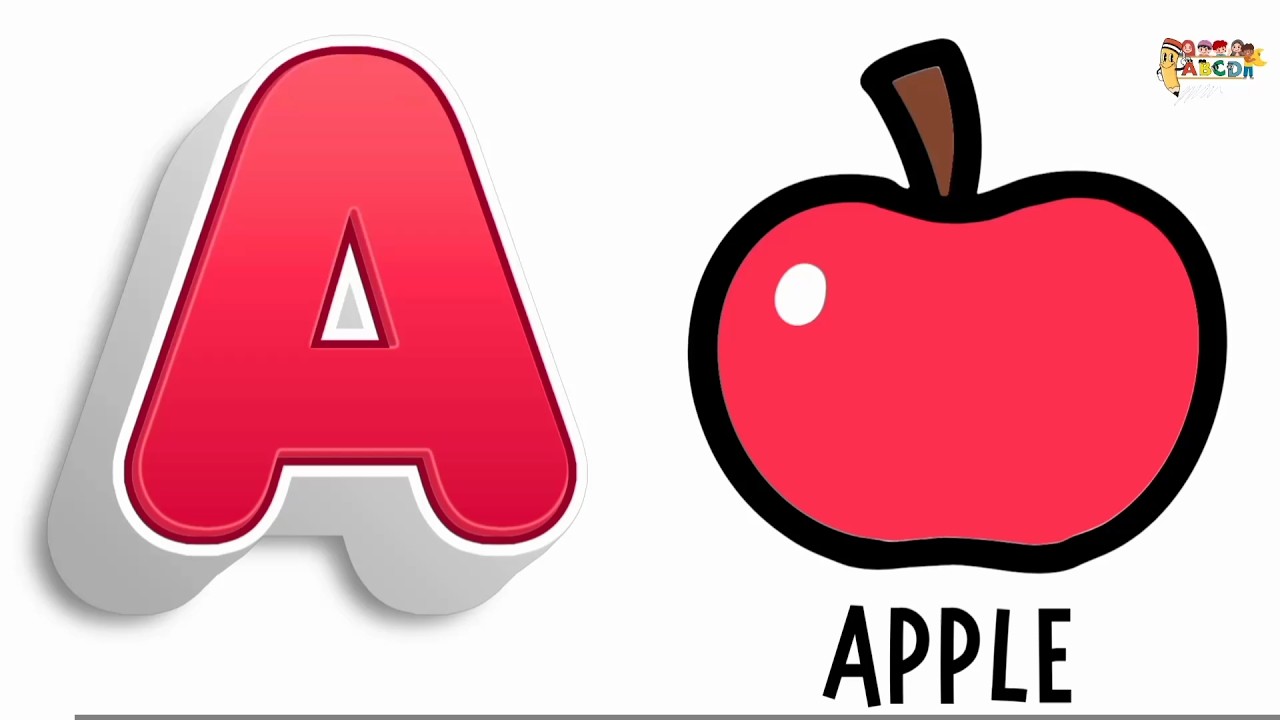 Learn A to Z Alphabets With sounds 🌈|  A for apple| ABC phonic song for toddlers| abcd song